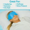 Arctic Chill Ice Eye Mask For Hot & Cold Therapy