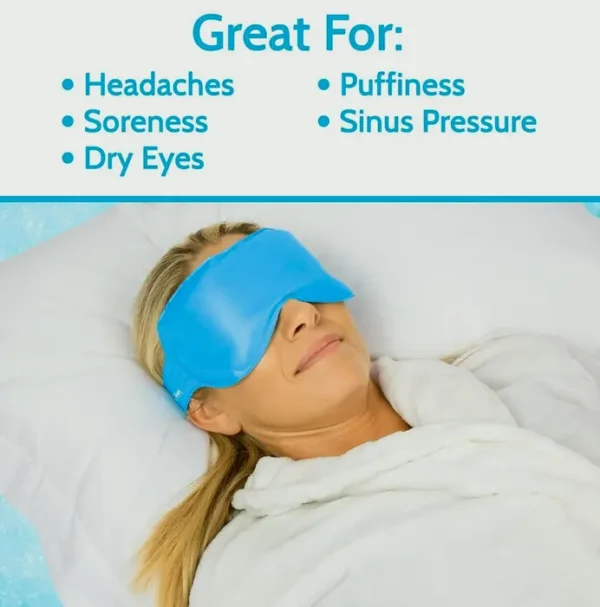 Arctic Chill Ice Eye Mask For Hot & Cold Therapy
