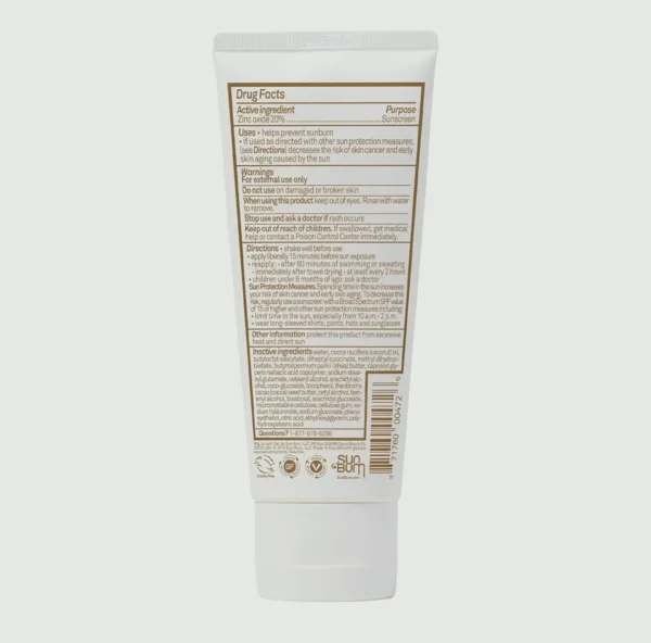 Mineral SPF 50 Sunblock Cream | Vegan & Eco-Friendly | 3 oz