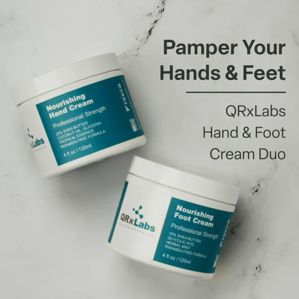 QRX Labs Moisturizing Hands and Feet Lotion Bundle - 4 oz