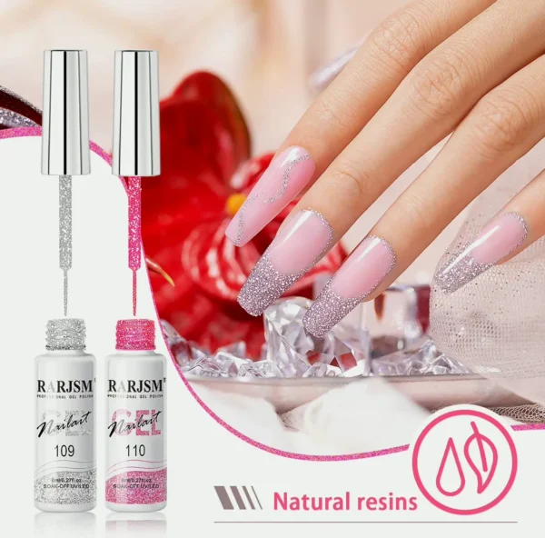Glitter Gel Nail Art Set