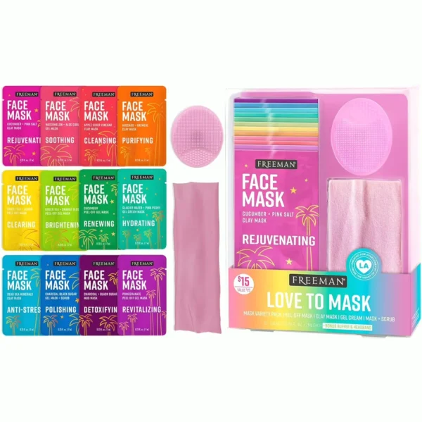 Freeman's Facial Masks Kit - 14-Piece Set