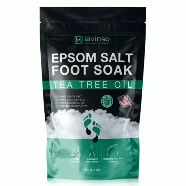 Botanical Bath with Epsom Salt - Toenail Health, Sports Feet, Odor Control - 1 LB