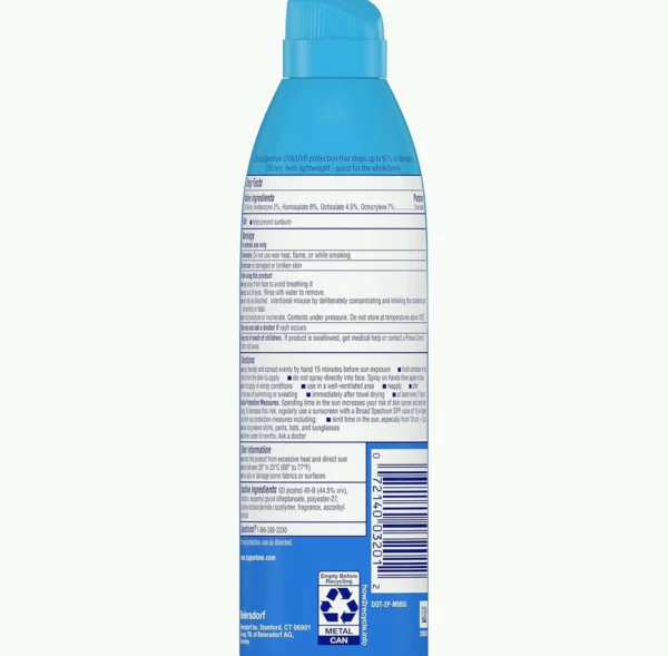 Coppertone Sunblock Mist, Featherlight, Hydrating Pack