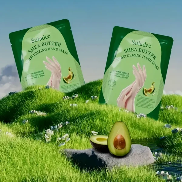 Moisturizing Hand Mask with Shea Butter and Goat Milk