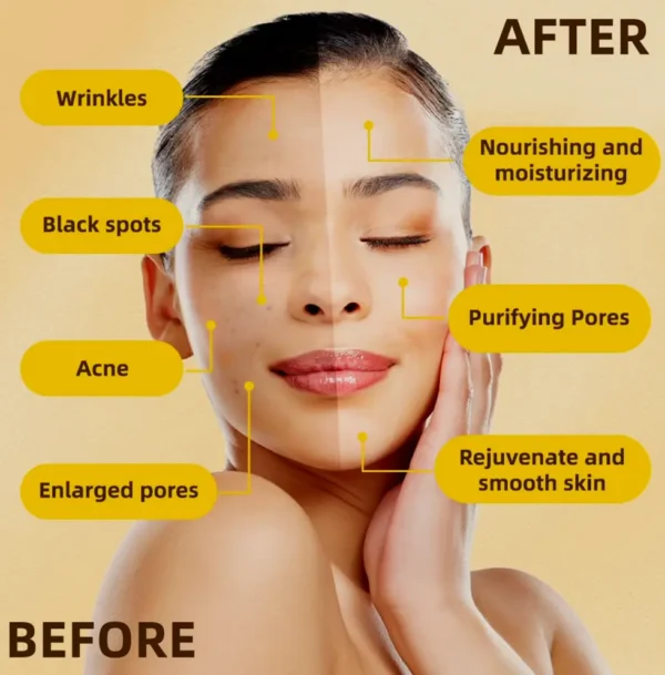 Vitamin C Facial Mask with Aloe Vera, C E, and Turmeric