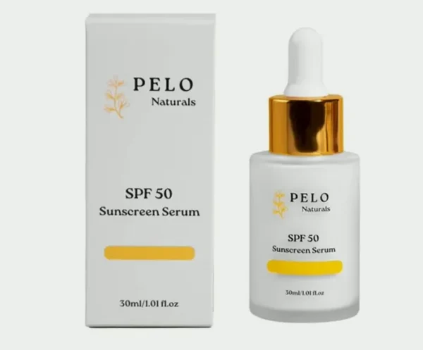 Face SPF Serum with SPF50, Niacinamide, Hyaluronic Acid