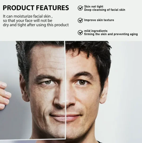 Men's Organic Skincare Set, Beef Face Moisturizer, Anti-Wrinkle