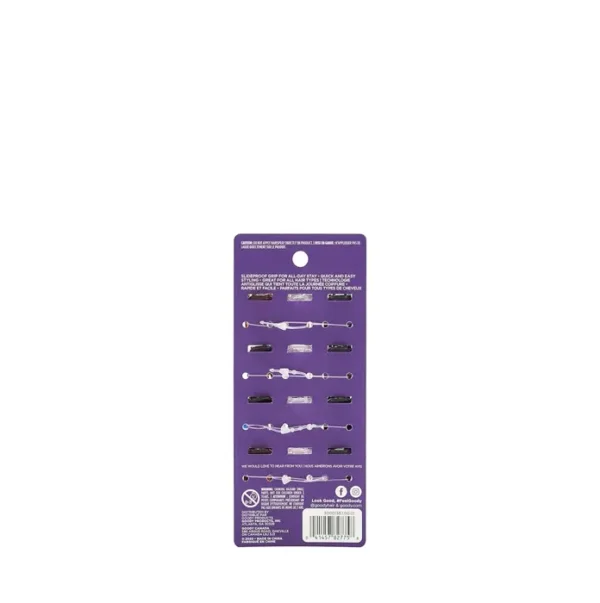 Small Half-Grip Tress Holders in Natural Shades, 12 Count