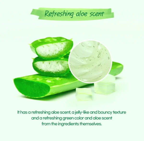 Natural Aloe Vera Soothing Gel for Face & Hair