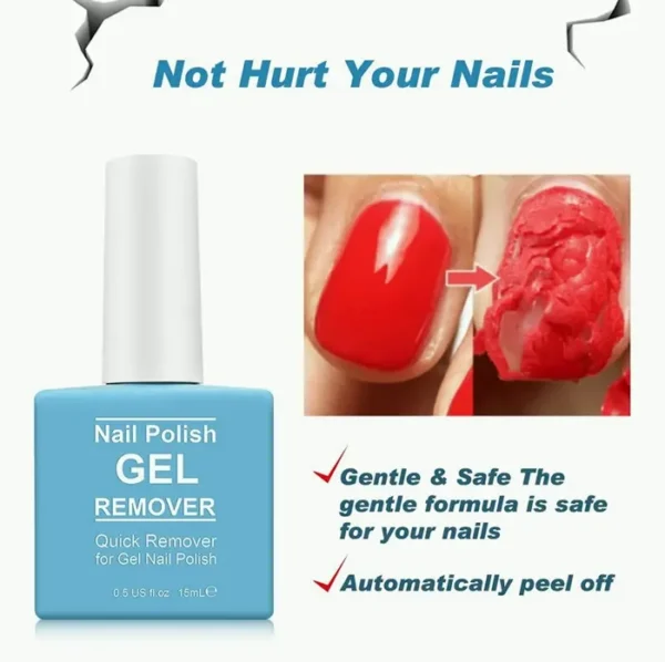 Twin-Pack Gel Nail Polish Remover, Fast Soak-Off Gel Polish