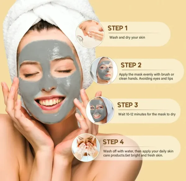 Turmeric Clay Mask Set, Himalayan Mask Set, Skin Cleansing