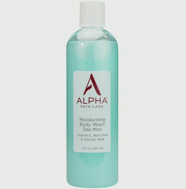 Alpha Skin Care Moisturizing Cleanser | Glycolic AHA | 12 Fl Oz