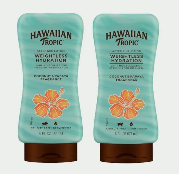 Island Vacation Smooth Moisture Post UV Lotion 6 Fl Ounces (Pack of 2)