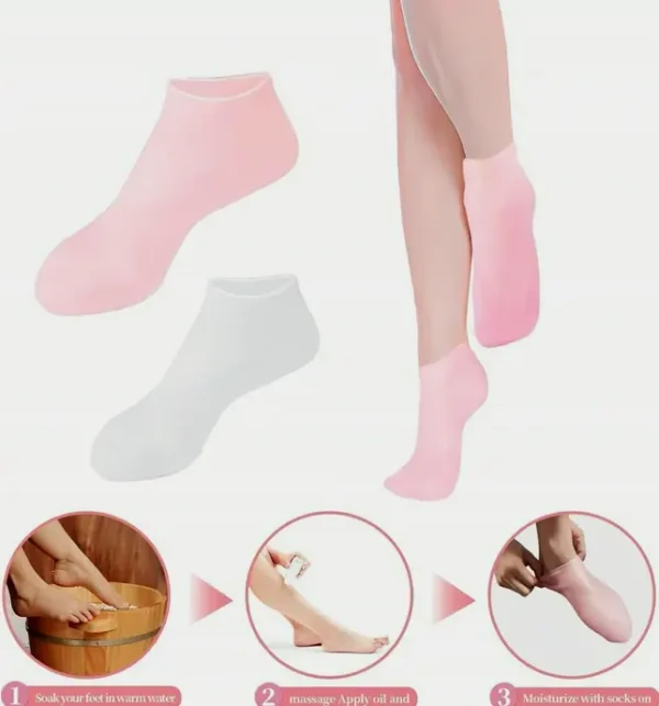 Moisturizing Silicone Footwear for Chapped Feet - 3 Sets