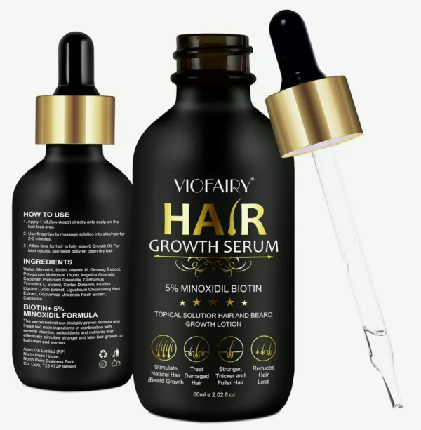 Hair Oil with 5% Minoxidil for Men