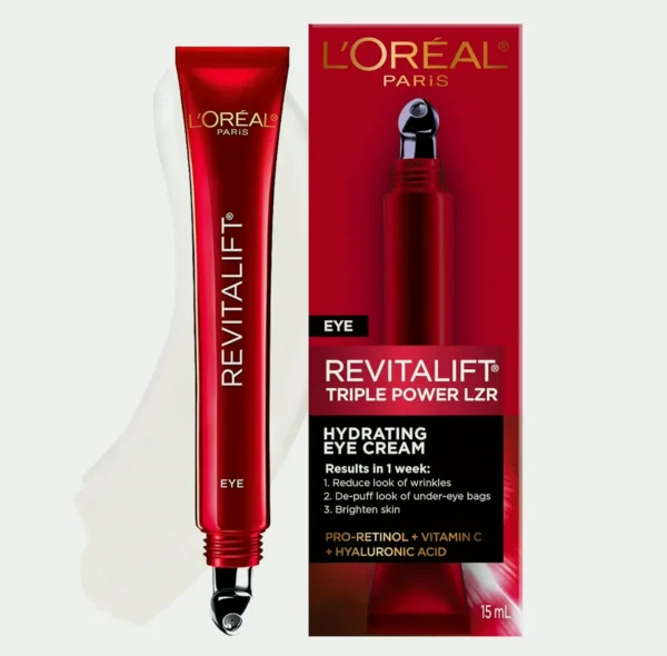 LOreal Parisian Revitalift Triple Strength Anti-Aging Eye Treatment, Half oz.
