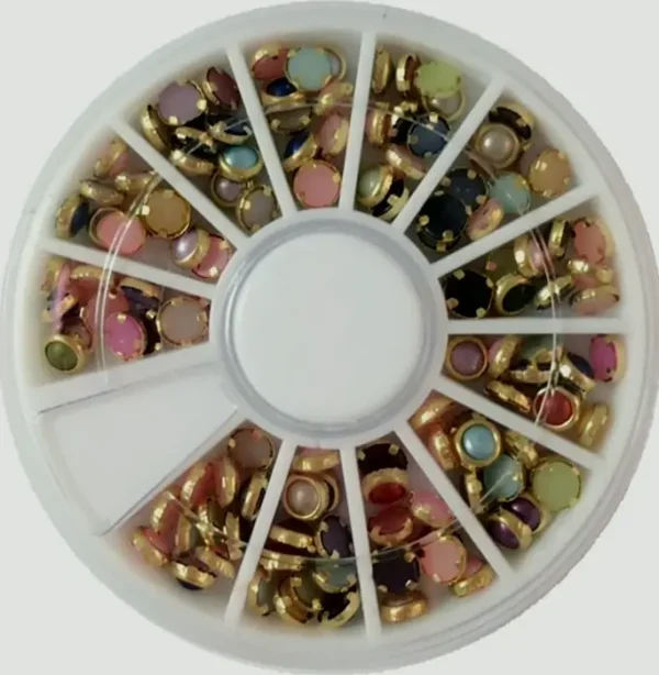 Beautiful Designed Bead Nail Decor Kit