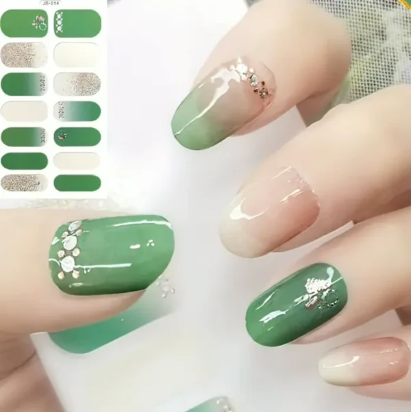 Stylish 3D Nail Decals for Ladies