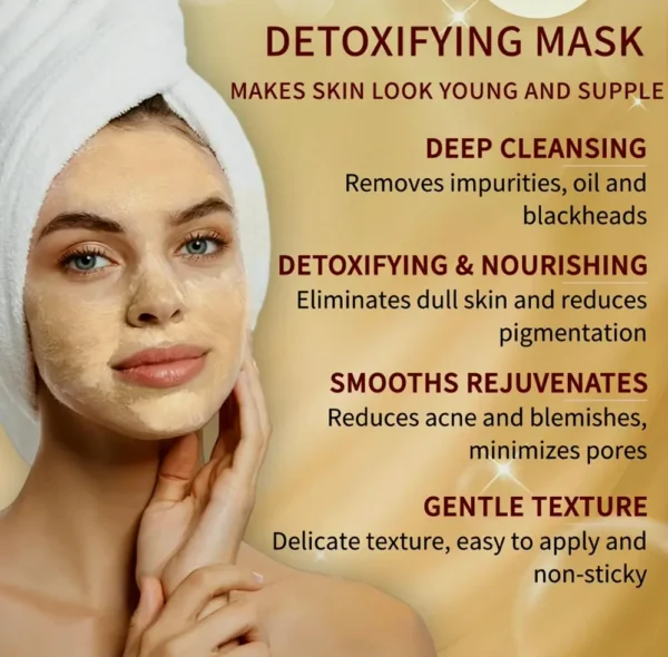 Vitamin C Facial Mask with Aloe Vera, C E, and Turmeric