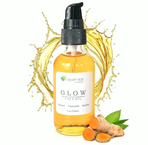 Glow - Curcumin & Rose Face Oil, 2 oz