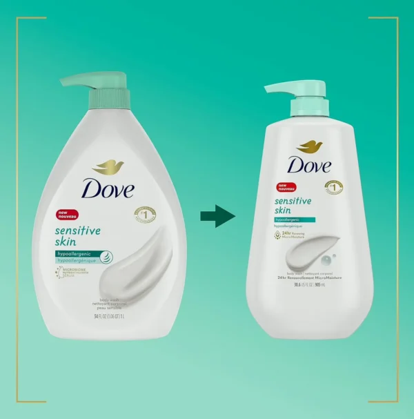 Dove's Hypoallergenic Skin Cleanser and Pump, 30 oz