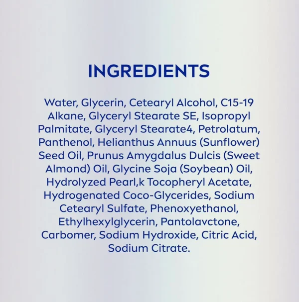 Nivea Gentle and Radiant Body Moisturizer, Fragrance-Free, 16.9 Fl Oz