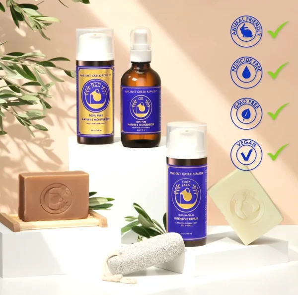 Organic Skin Care Gift Kit - Lavender Bath Collection