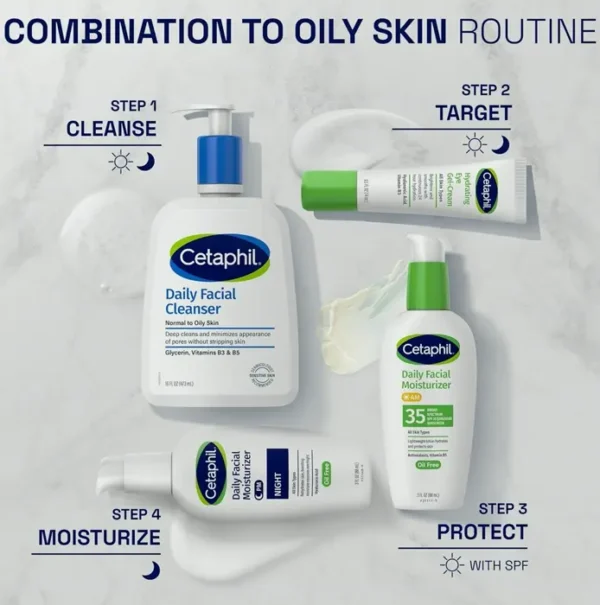 CETAPHIL Facial Moisturizer with Hyaluronic
