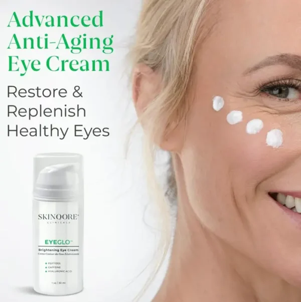 EyeBrite Caffeine Eye Cream for Dark Circles (Men and Women) - 1 Oz