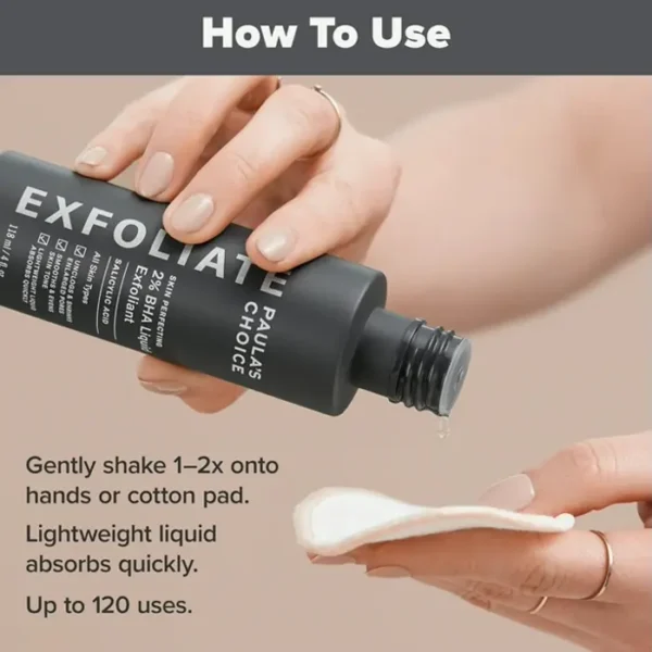 Paula Selection Two Percent Beta Hydroxy Acid Skin Exfoliator to Treat Pores