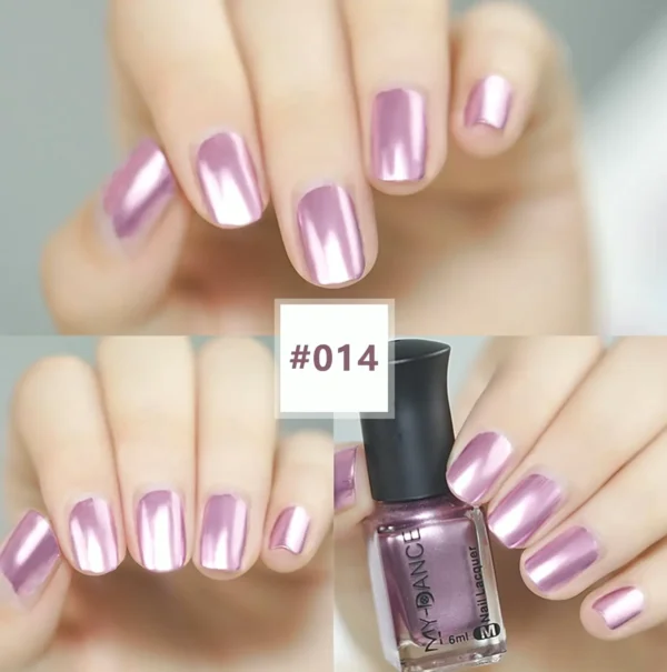 Three Colors Reflective Shiny Nail Enamel Set