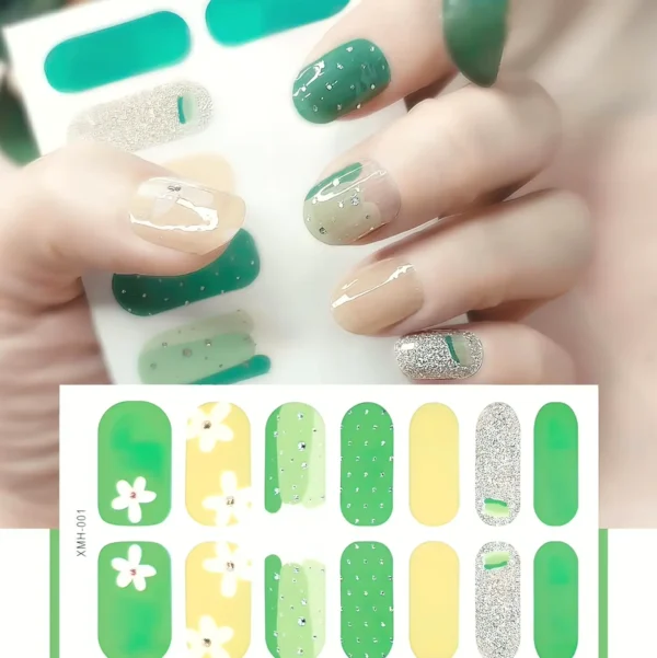 Stylish 3D Nail Decals for Ladies