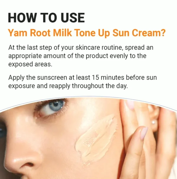 IS N TREE Yam Root Cream SPF50+ Tinted Sunscreen 50ml