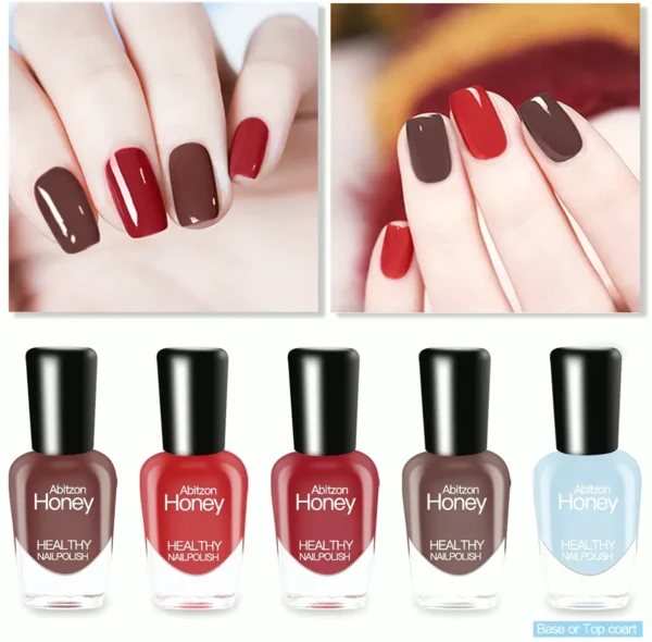 Latest Nail Collection (10 Bottles) - Eco-Friendly and Fast-Drying Water Based Polish