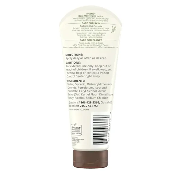 Aveeno's Daily Moisturizer, Treats Dehydrated Skin, Set of 3