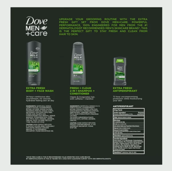 Men's Present Set - Men+Care 3-Piece Package