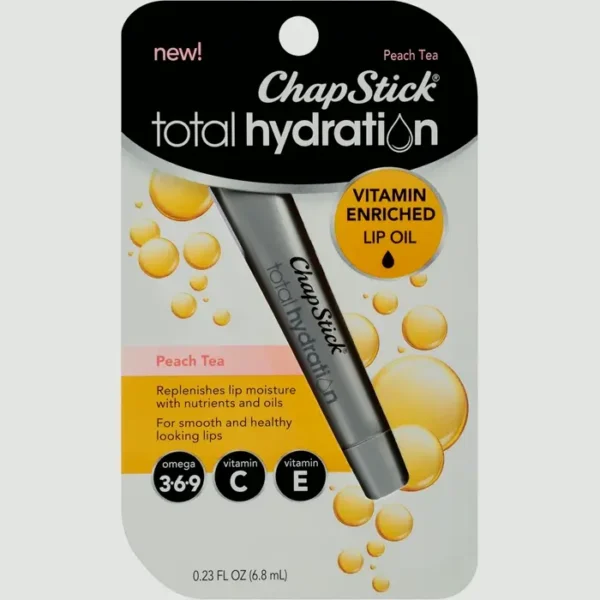 Chapstick Hydration Nutrient Lip Serum, Peach Tea, .23 Fl Oz