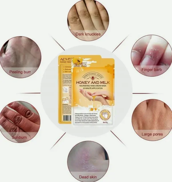 Moisturizing Hand Mask Gloves for Dry, Rough Skin Repair