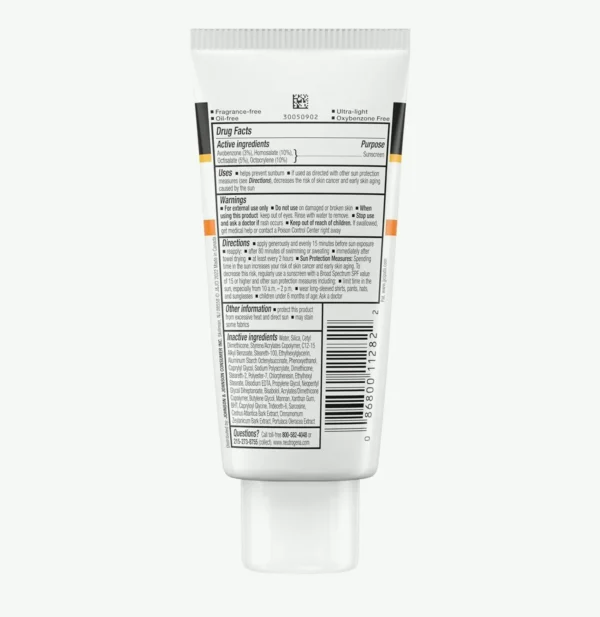 Neutrogena Clear SPF SPF 50 Breakouts Twin Pack 3 oz Each