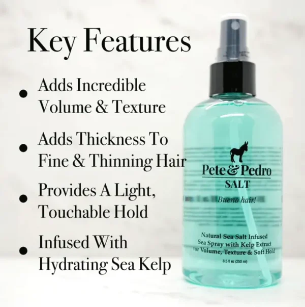 Pedro & Pedro Salt Spray for Hairstyling, Adds Volume