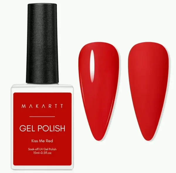 Makartt Ruby Gel Polish 15 ml LED Soak Off