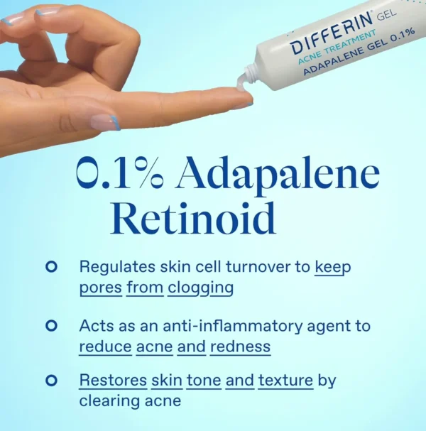 Acne Therapy Gel, 30 Day Supply, Retinoids Facial Care Solution