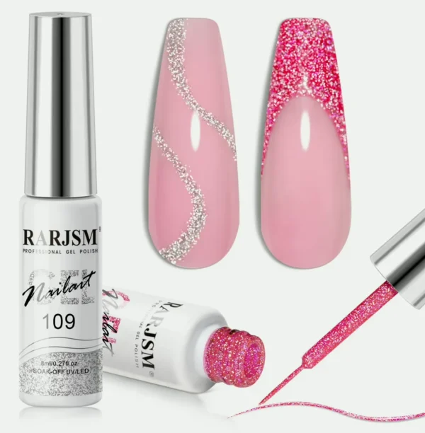 Glitter Gel Nail Art Set