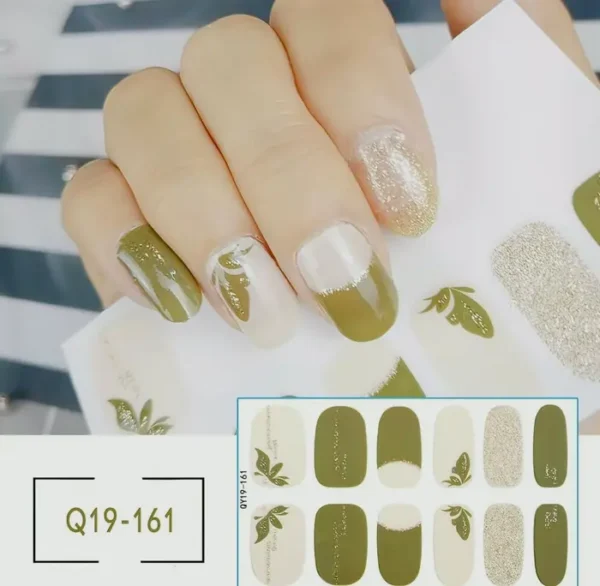 Stylish 3D Nail Decals for Ladies