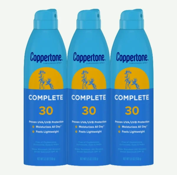 Coppertone Sunblock Mist, Featherlight, Hydrating Pack