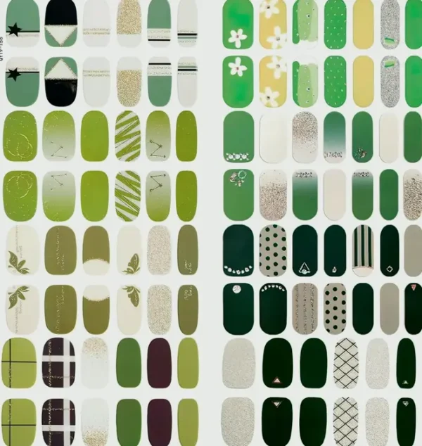 Stylish 3D Nail Decals for Ladies