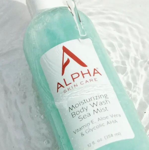 Alpha Skin Care Moisturizing Cleanser | Glycolic AHA | 12 Fl Oz