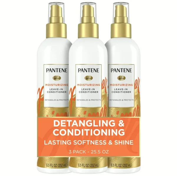 Pantene's Hair-Detangling Spray, Nutrient Enriched, 3 Pack