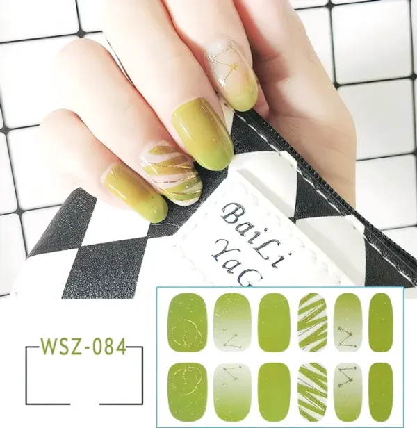 Stylish 3D Nail Decals for Ladies